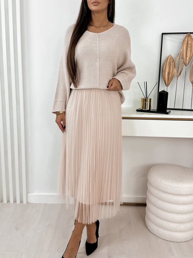 KOMPLET ELISAI BEŻOWY