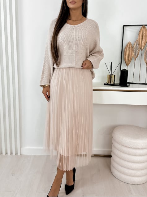 KOMPLET ELISAI BEŻOWY