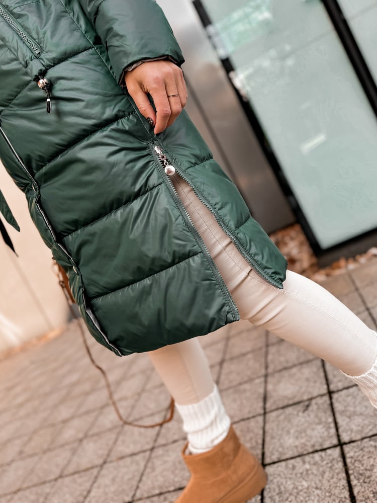 KURTKA DWUSTRONNA DALIA ZIELONO-SZARA