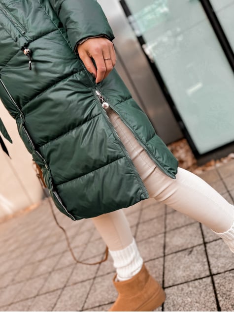 KURTKA DWUSTRONNA DALIA ZIELONO-SZARA