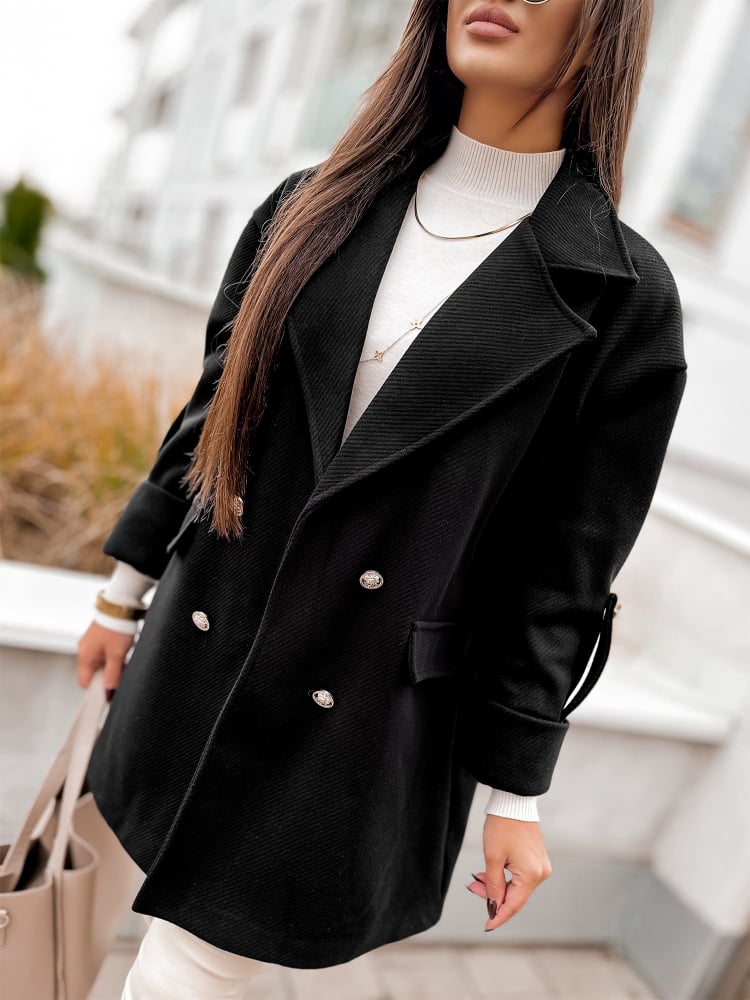 PŁASZCZ DAFNA CZARNY