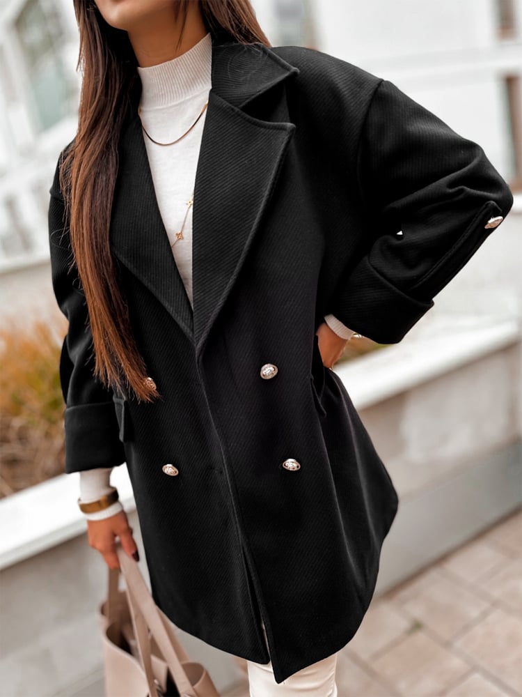 PŁASZCZ DAFNA CZARNY