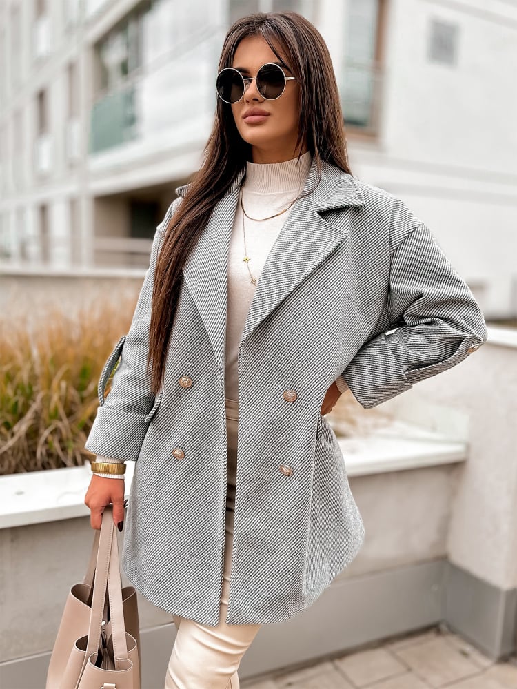 PŁASZCZ DAFNA SZARY