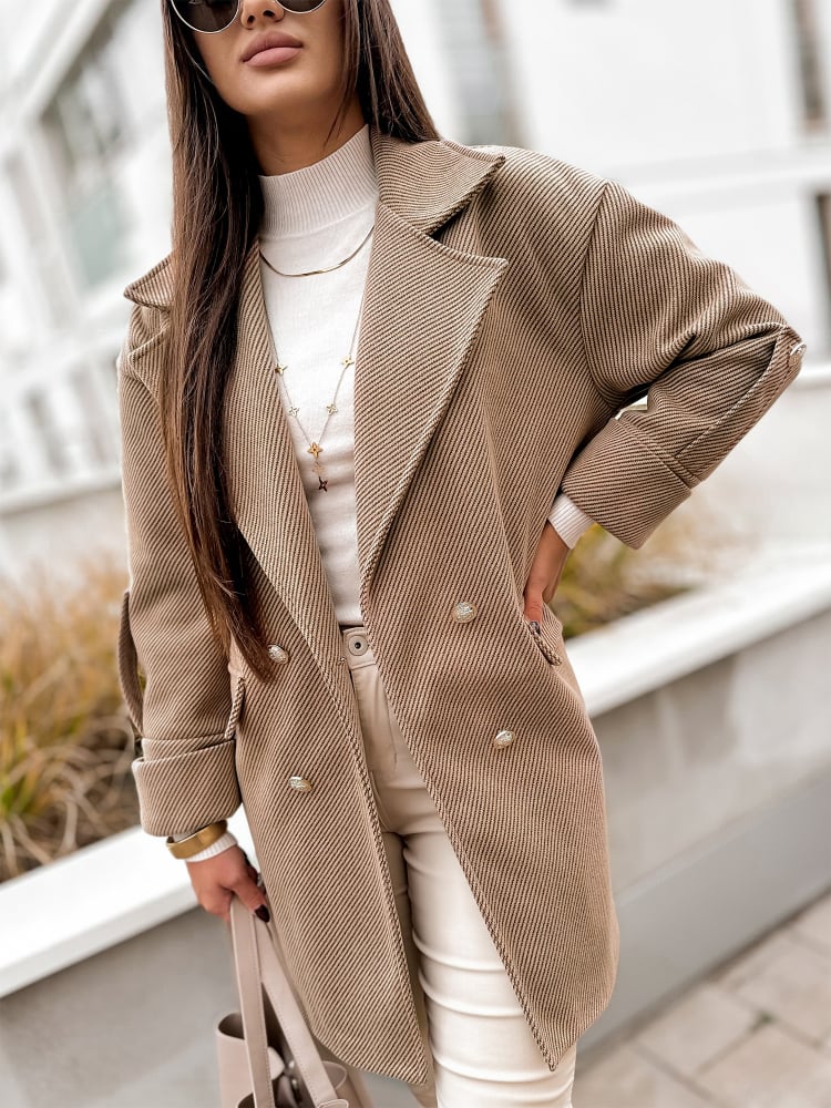 PŁASZCZ DAFNA LATTE