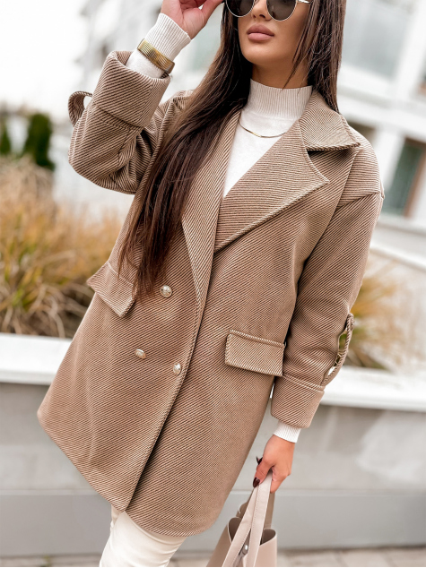 PŁASZCZ DAFNA LATTE