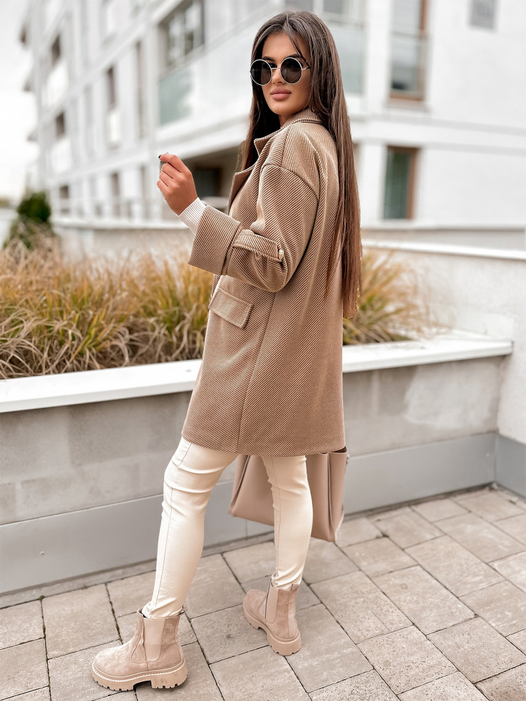 PŁASZCZ DAFNA LATTE