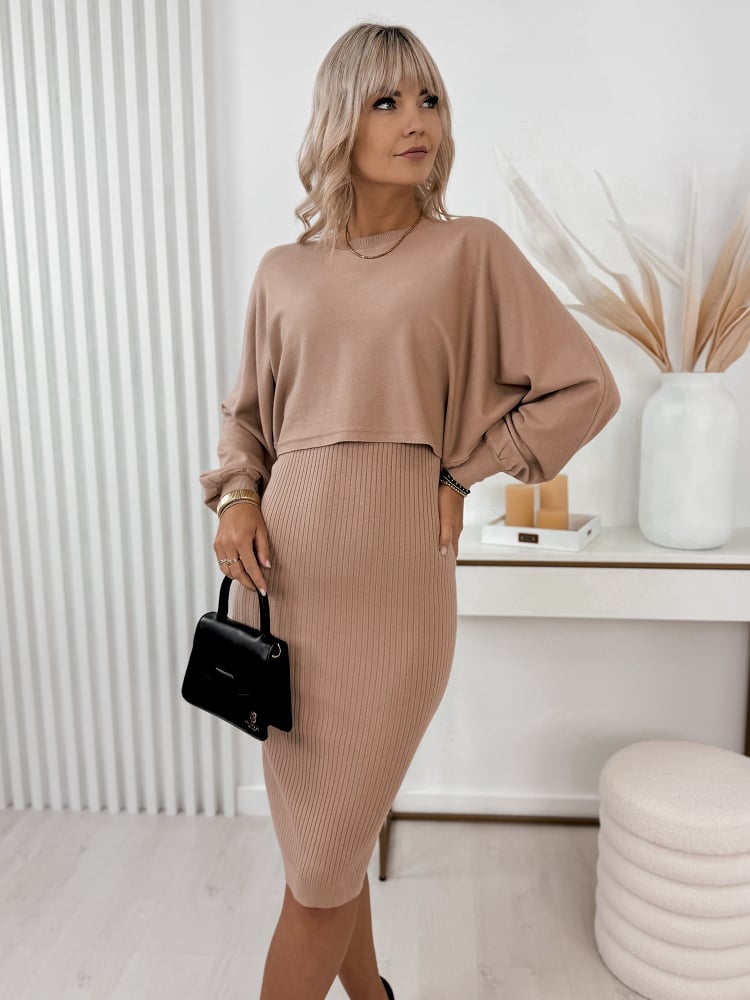 KOMPLET FEIRA KARMELOWY