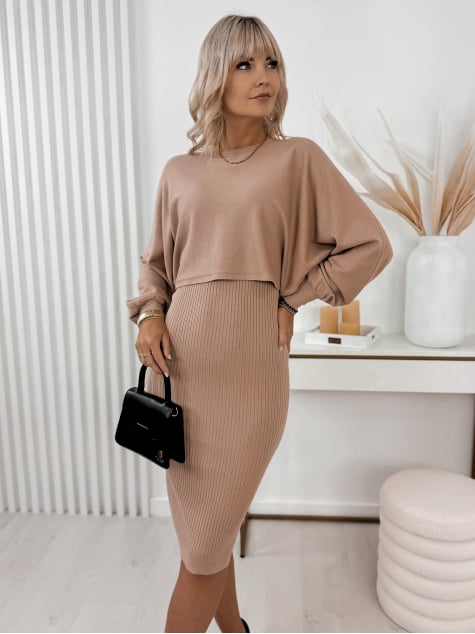 KOMPLET FEIRA KARMELOWY