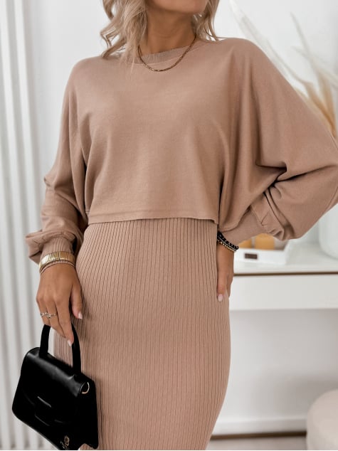 KOMPLET FEIRA KARMELOWY