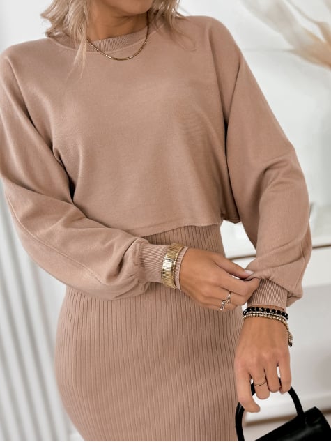 KOMPLET FEIRA KARMELOWY