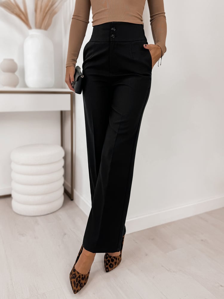 SPODNIE DESIO CZARNE