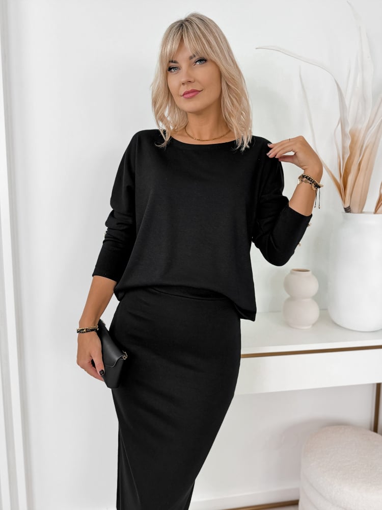 KOMPLET PEREA CZARNY