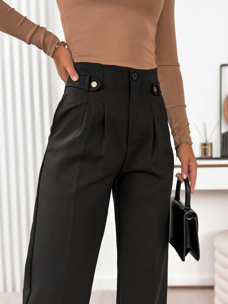 SPODNIE FABRIANA CZARNE