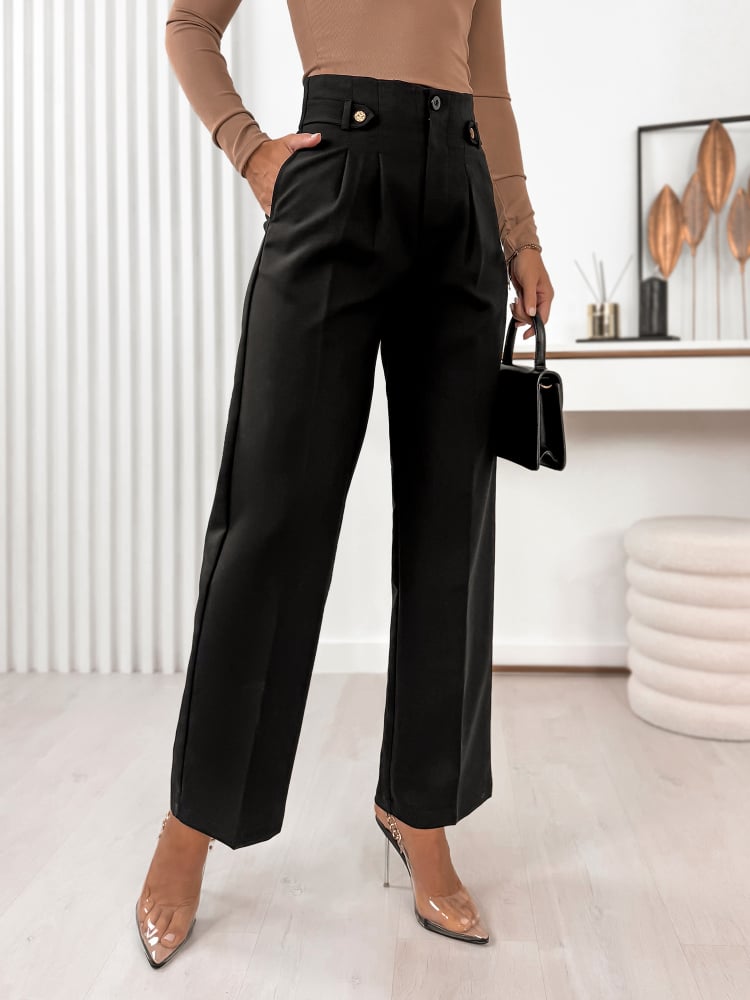 SPODNIE FABRIANA CZARNE