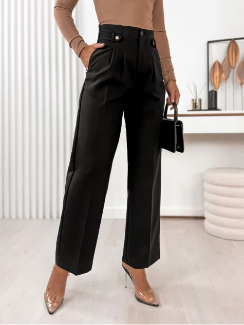 SPODNIE FABRIANA CZARNE