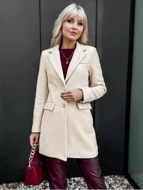 PŁASZCZ JAZMIN BEŻOWY