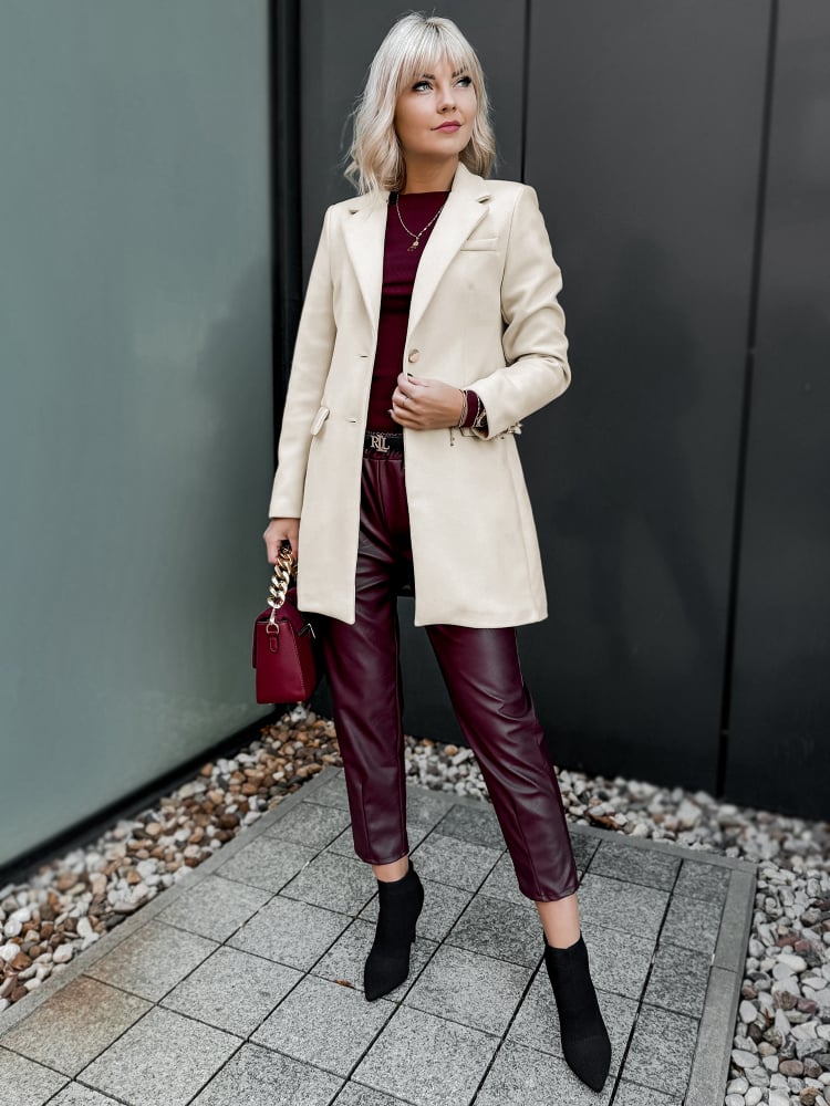 PŁASZCZ JAZMIN BEŻOWY