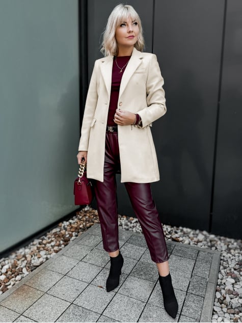 PŁASZCZ JAZMIN BEŻOWY