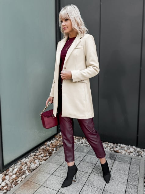 PŁASZCZ JAZMIN BEŻOWY