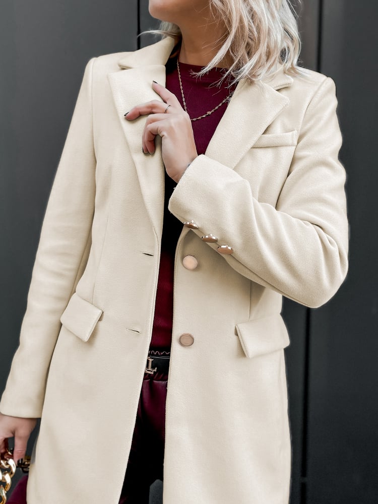 PŁASZCZ JAZMIN BEŻOWY