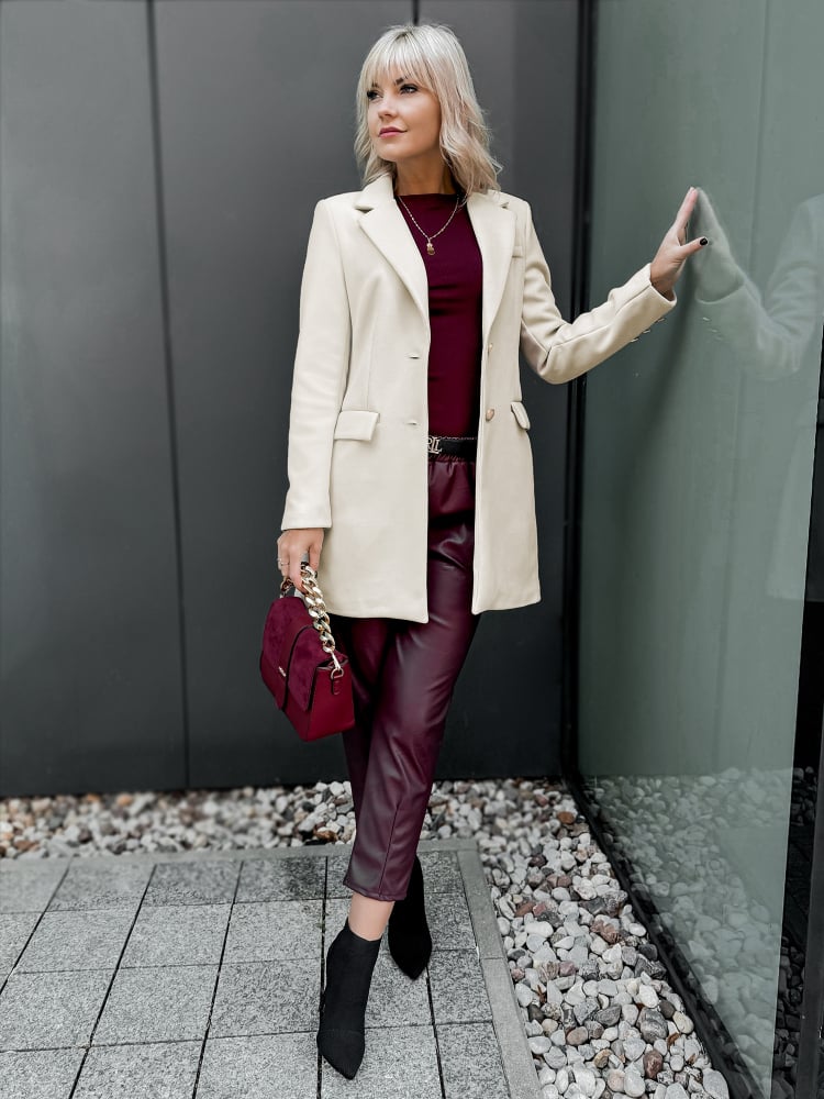 PŁASZCZ JAZMIN BEŻOWY