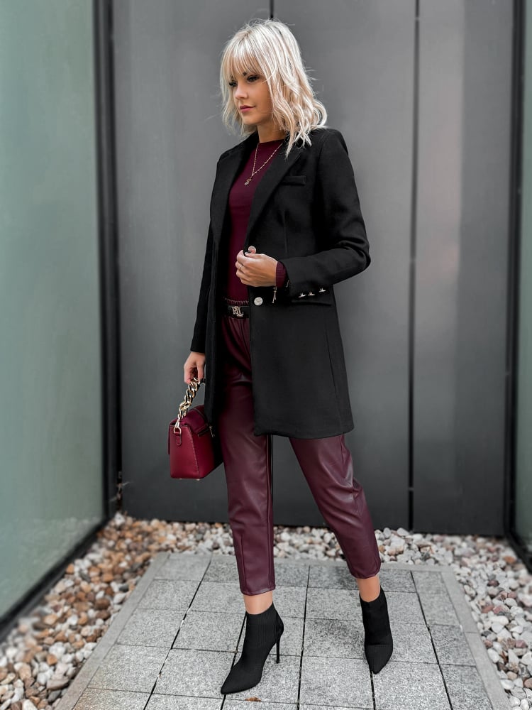 PŁASZCZ JAZMIN CZARNY