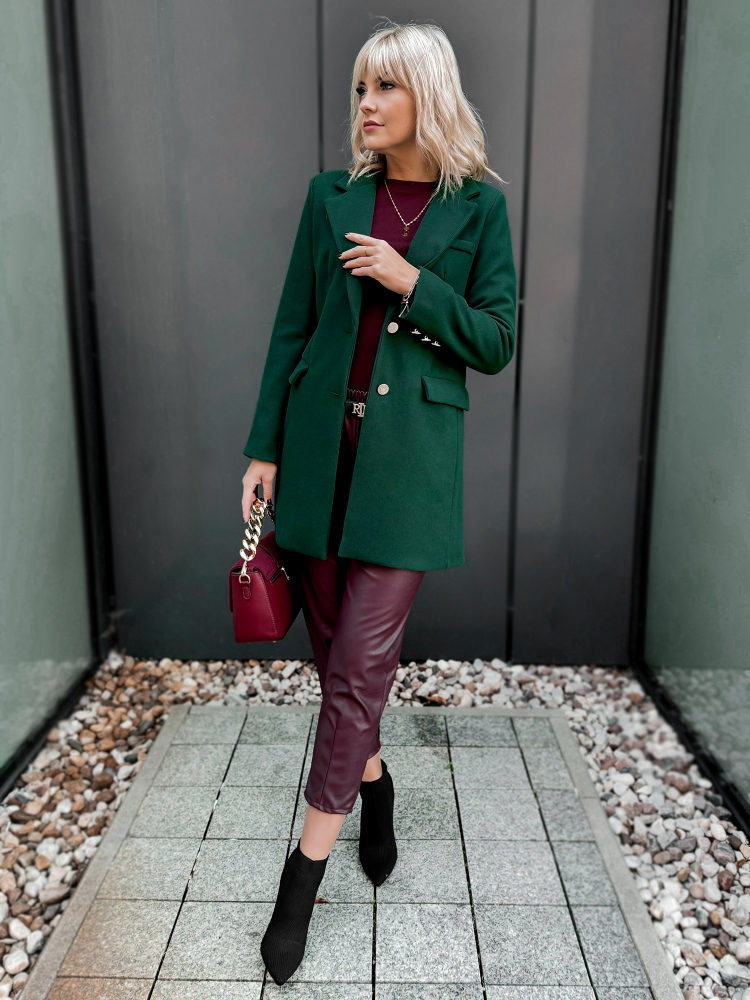 PŁASZCZ JAZMIN ZIELONY