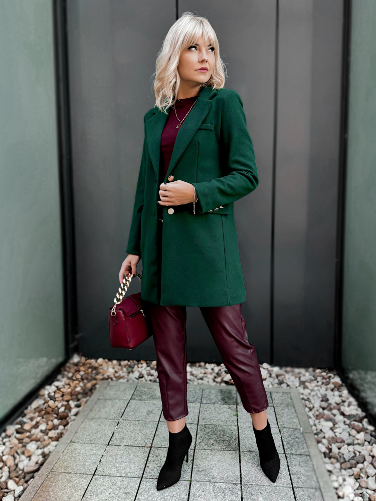 PŁASZCZ JAZMIN ZIELONY