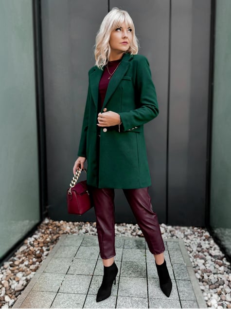 PŁASZCZ JAZMIN ZIELONY