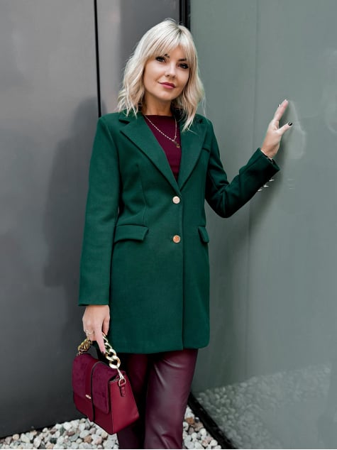 PŁASZCZ JAZMIN ZIELONY