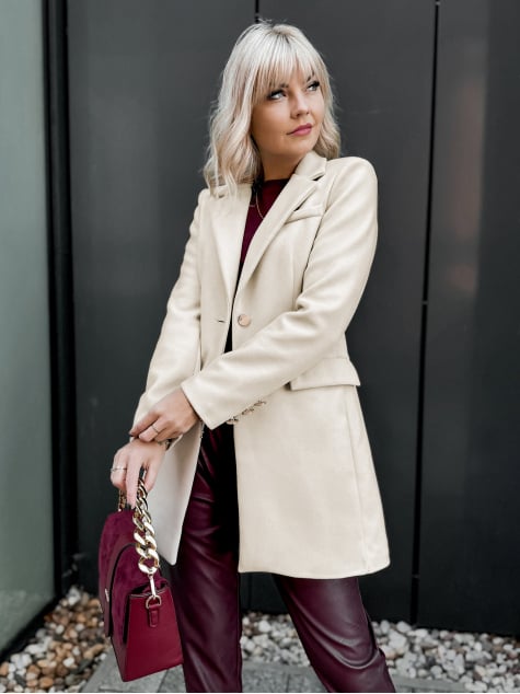 PŁASZCZ JAZMIN BEŻOWY