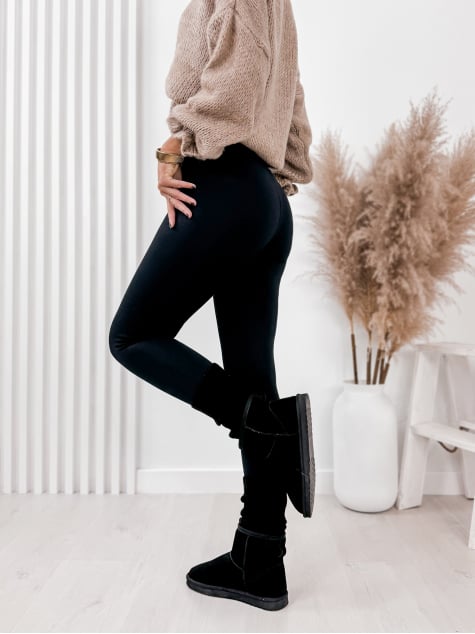 LEGGINSY OCIEPLANE KLAER GRANATOWE