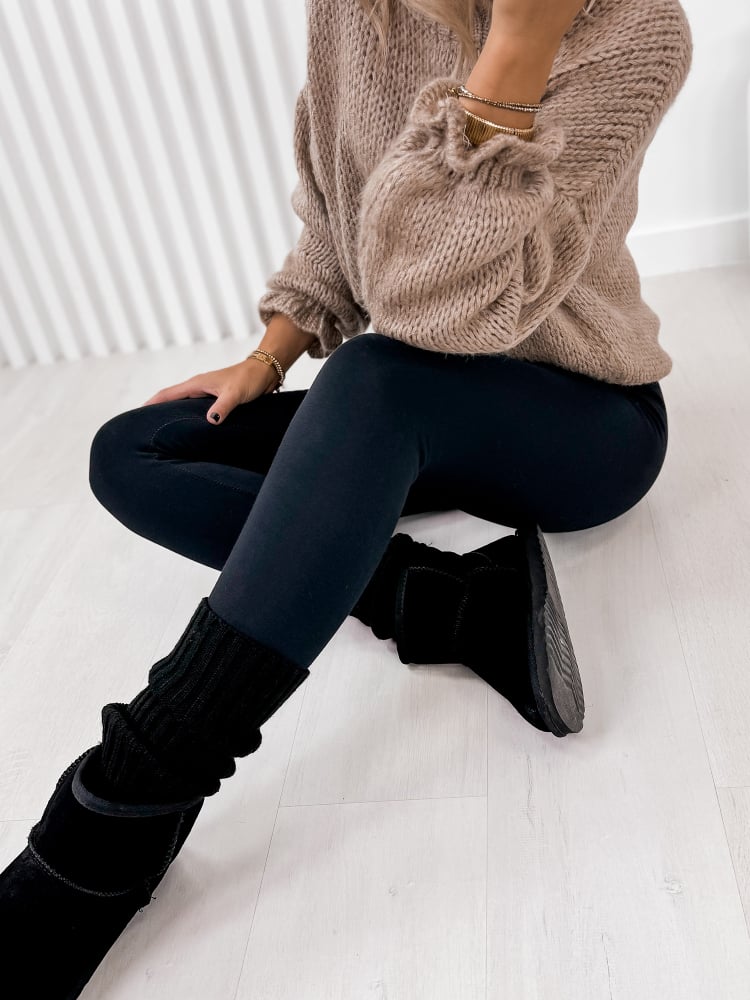 LEGGINSY OCIEPLANE KLAER GRANATOWE