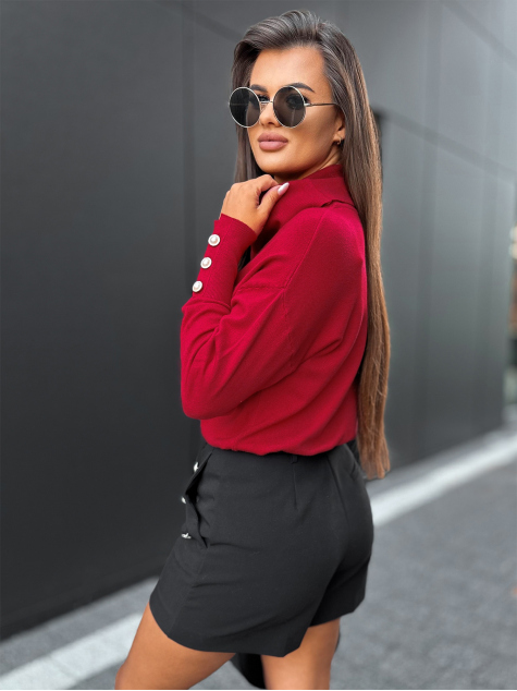 SWETER SINES CZERWONY