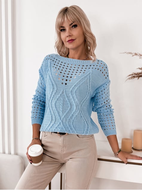 SWETER CHUCK BŁĘKITNY