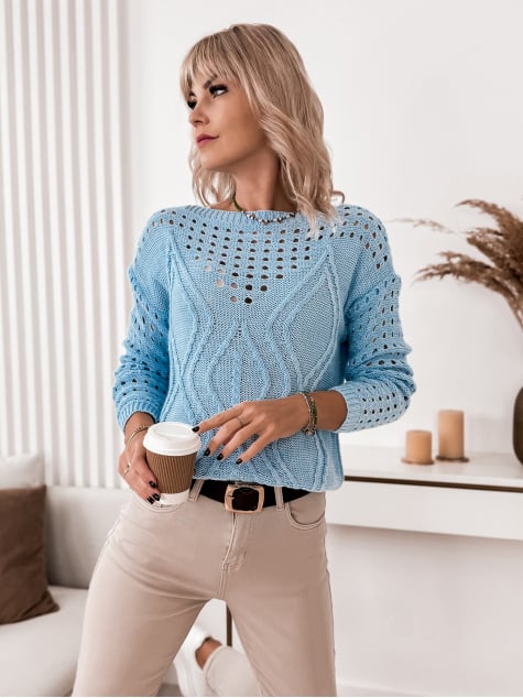 SWETER CHUCK BŁĘKITNY