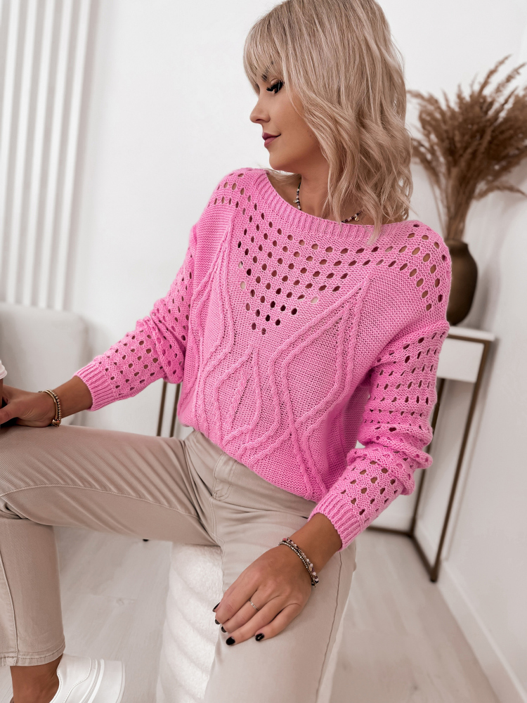 SWETER CHUCK RÓŻOWY