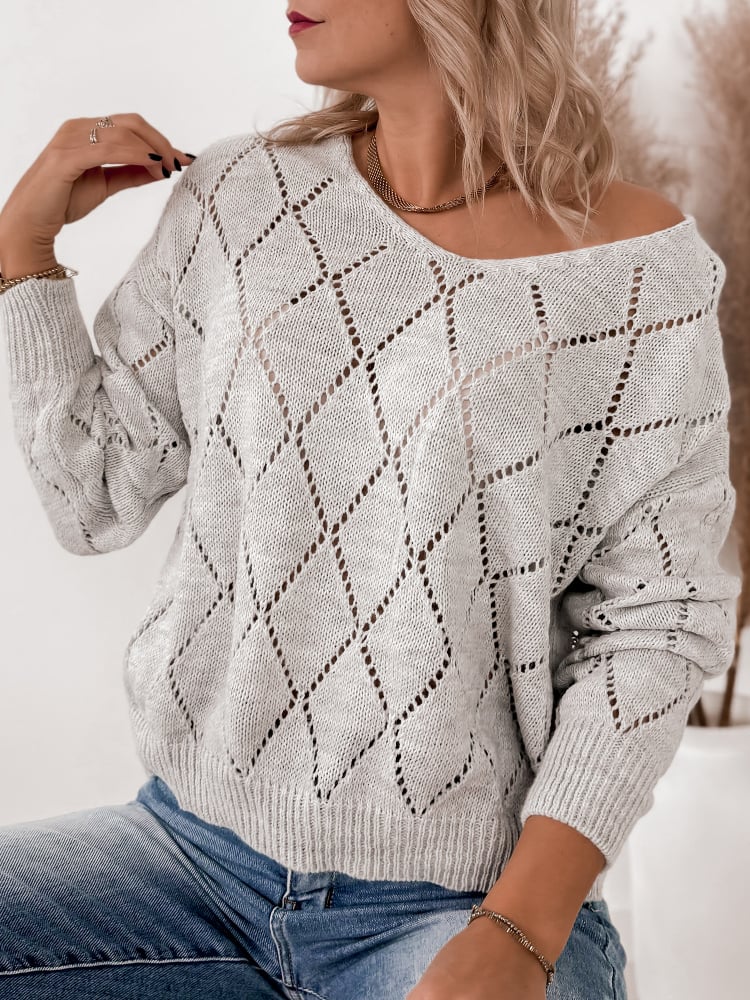 SWETER XADA JASNOSZARY