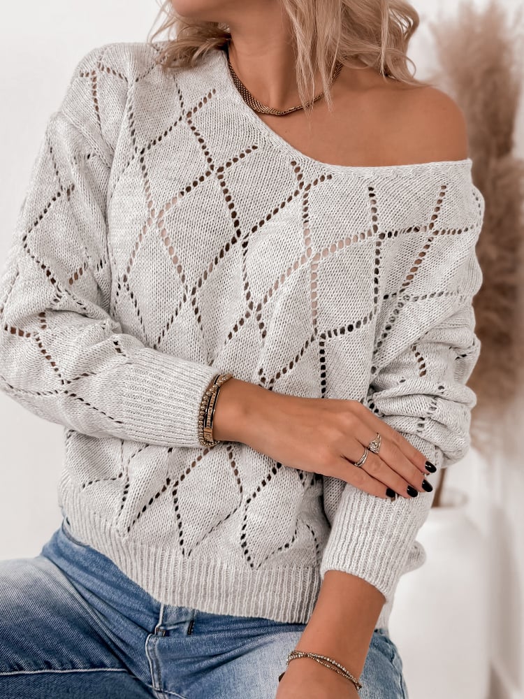 SWETER XADA JASNOSZARY