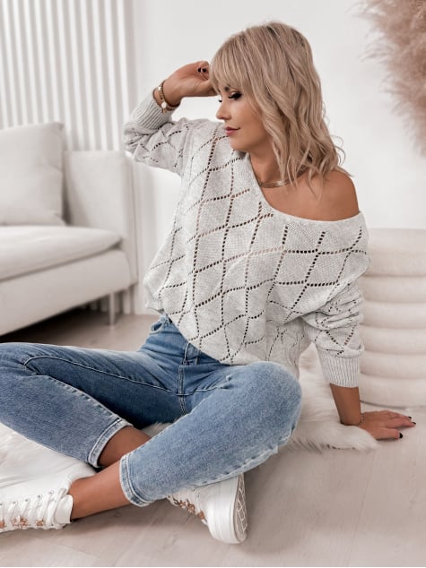 SWETER XADA JASNOSZARY