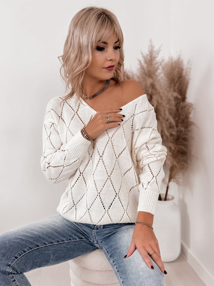 SWETER XADA ECRU