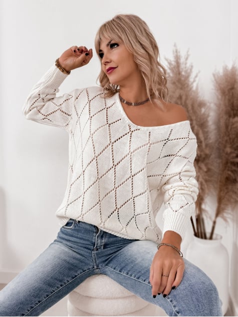 SWETER XADA ECRU
