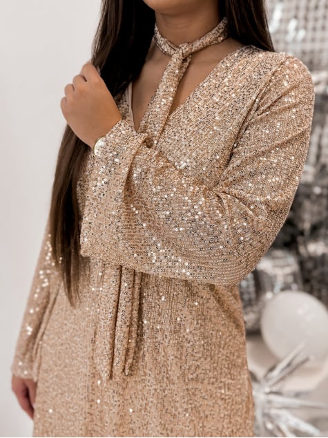 SUKIENKA DELRIO ZŁOTA