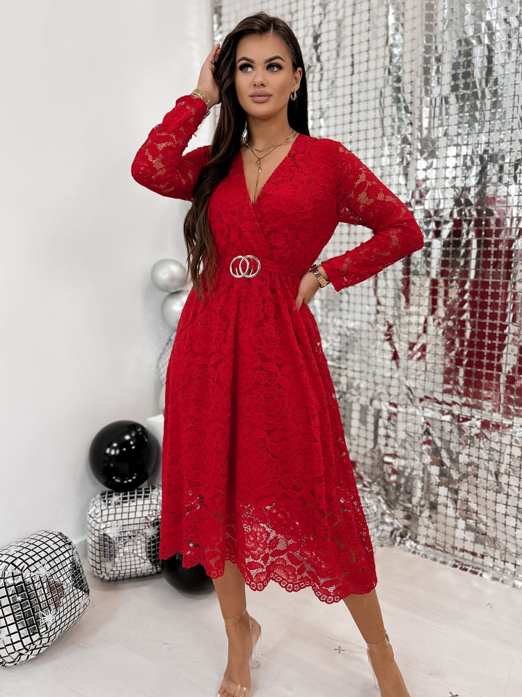 SUKIENKA DRIFLA CZERWONA