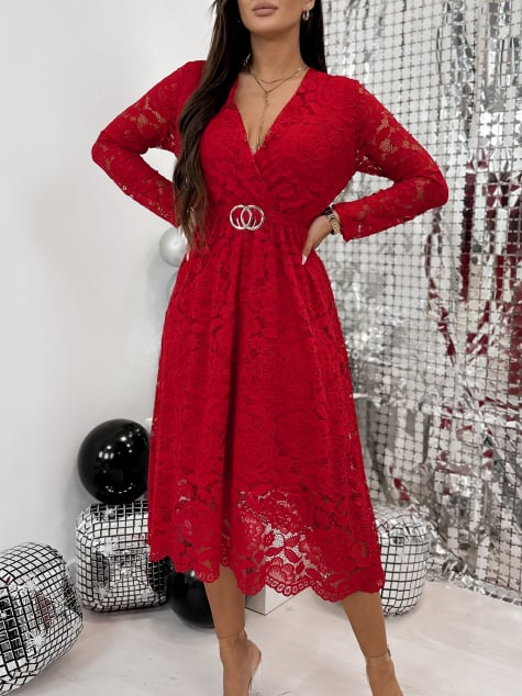 SUKIENKA DRIFLA CZERWONA