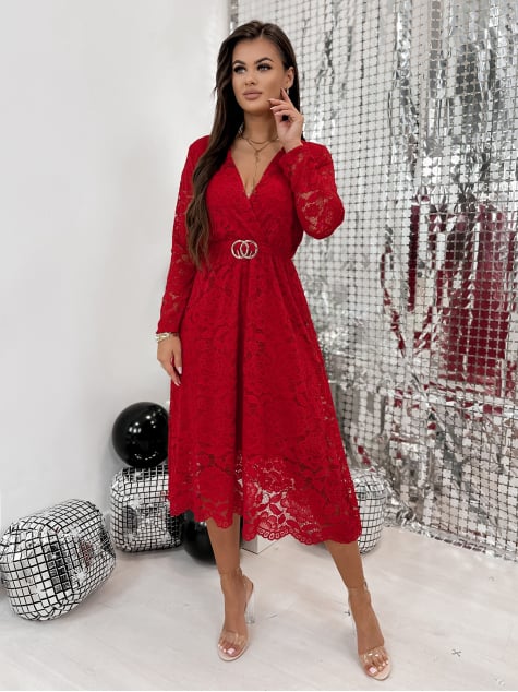 SUKIENKA DRIFLA CZERWONA