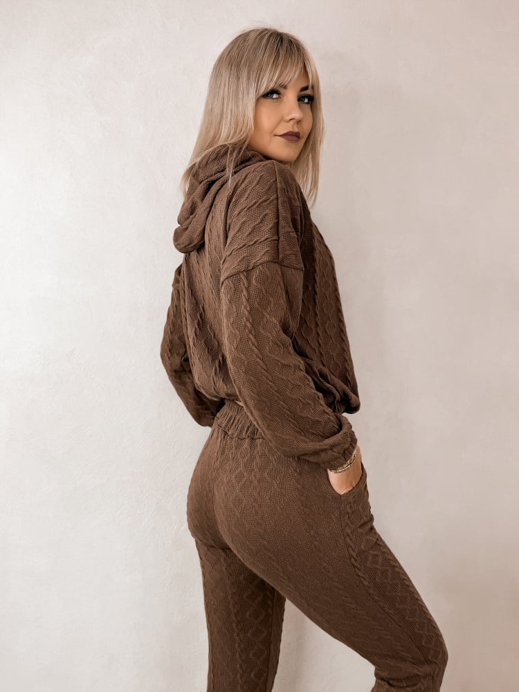 KOMPLET SELAVIA BRĄZOWY