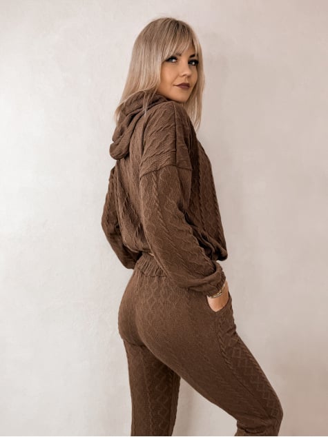 KOMPLET SELAVIA BRĄZOWY