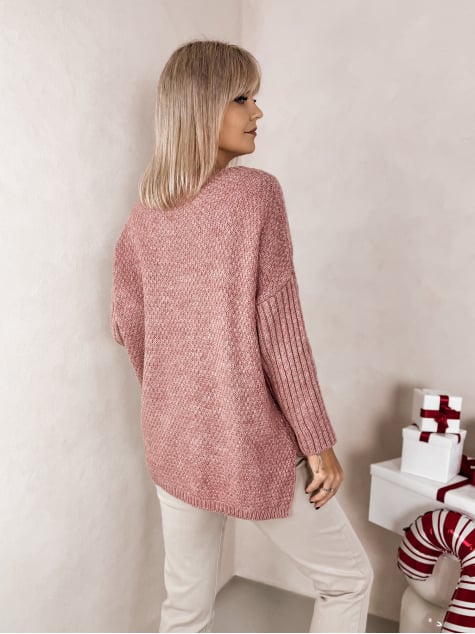 SWETER TONALA RÓŻOWY