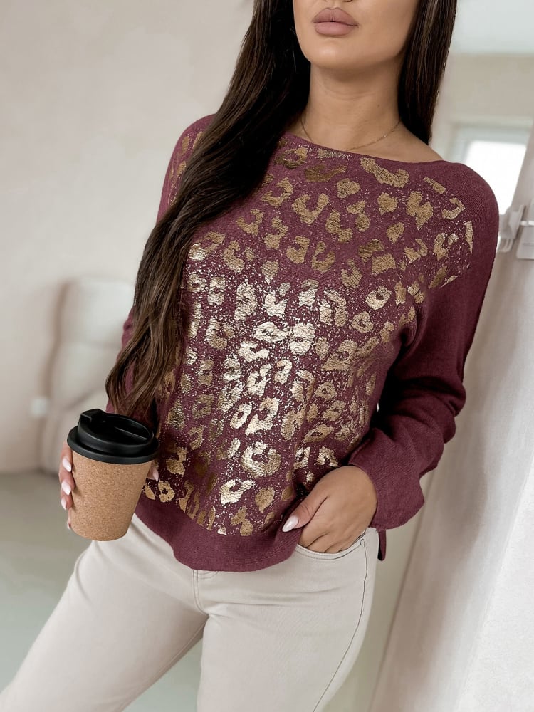 SWETER GUARDO FIOLETOWY